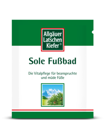 Allgäuer Latschenkiefer® Sole Fußbad 10x10g