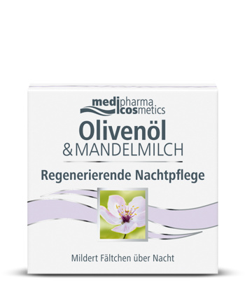 medipharma OLIVENÖL&MANDELMILCH  REGENERIERENDE NACHTPFLEGE