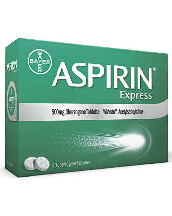 Aspirin® Express 500 mg  überzogene Tablette