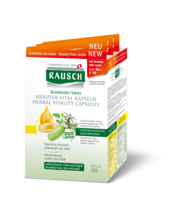 Rausch Schweizer Kräuter Vital Kapseln 3-Monats-Packung 2x90Stk.