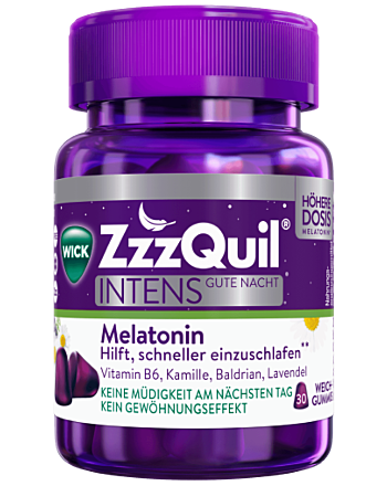 Wick ZzzQuil Intens Gute Nacht Weichgummis