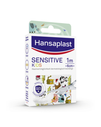 HANSAPLAST Kinderpflaster Sensitive 1m x 6cm