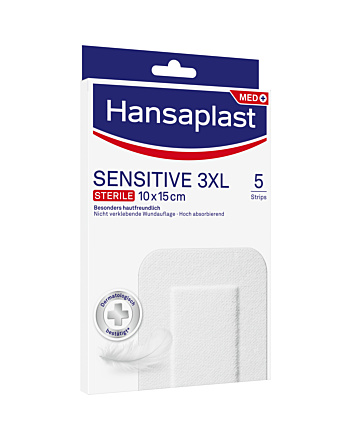 HANSAPLAST Sensitive 3XL Steriles Pflaster