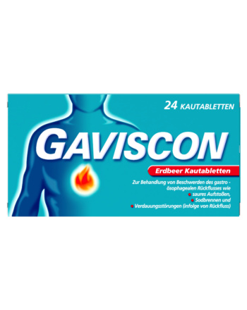 Gaviscon Kautabletten Erdbeer 48 Stk