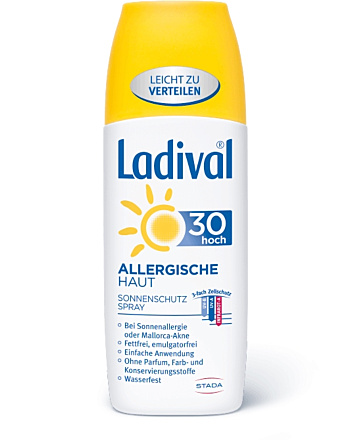 LADIVAL allergische Haut Sonnenschutz Spray LSF 30