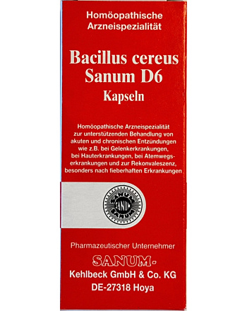 Bacillus cereus®  (Latensin) D6 KAPSELN