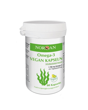norsan omega 3 vegan Algenöl 80 stk