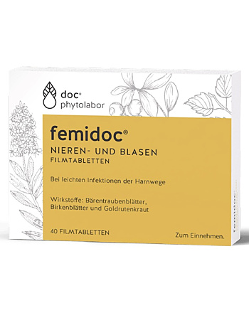 Femidoc Nieren- und Blasen Fimtabletten 40 Stk