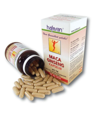 Hafesan Maca + Ginseng 400mg Kapseln 60 Stück