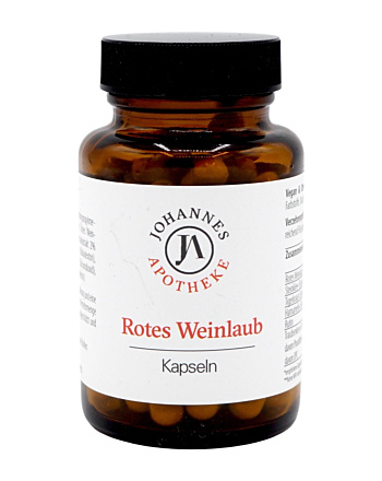 Johannes Apotheke Rotes Weinlaub Kapseln 