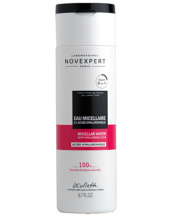 Novexpert Miscellar Water - Gesichtswasser mit Hyaluron 3 in 1