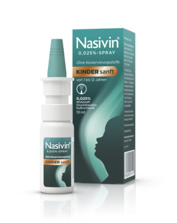 Nasivin sanft  Kinder Nasenspray 0,025%