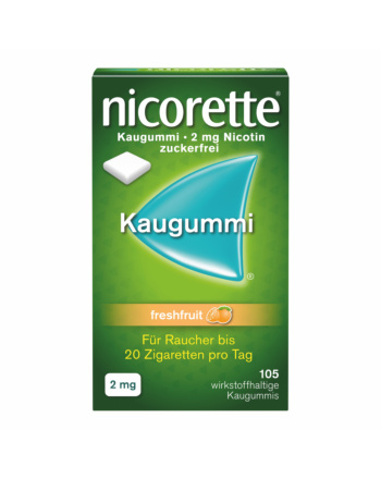 Nicorette Kaugummi 2mg-105 Stück-Freshfruit