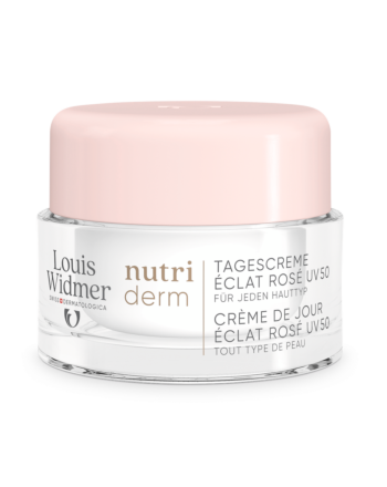 WIDMER nutriderm Tagescreme Éclat Rosé UV 50 ohne Parfum