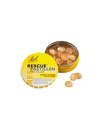 Original Bachblüten Rescue Pastillen Orange-Holunder