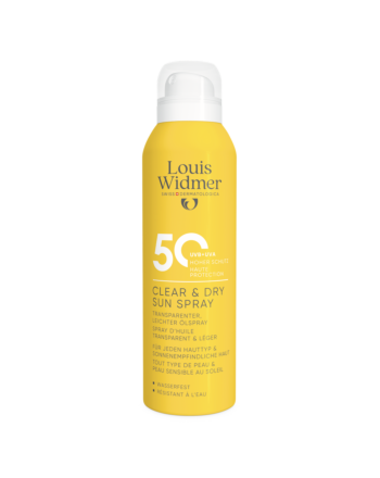 WIDMER Clear & Dry Sun Spray 50 Leicht Parfümiert