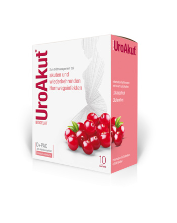 Biogelat UroAkut D- Mannose+ Cranberry 10 Stk