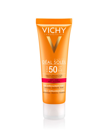 VICHY IDEAL SOLEIL Anti-Age 3-in-1 Antioxidative Sonnenpflege LSF 50