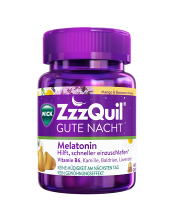 Wick ZzzQuil Gute Nacht Weichgummis Mango-Banane