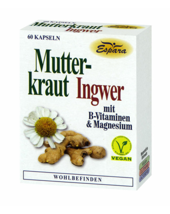 ESPARA Mutterkraut-Ingwer Kapseln
