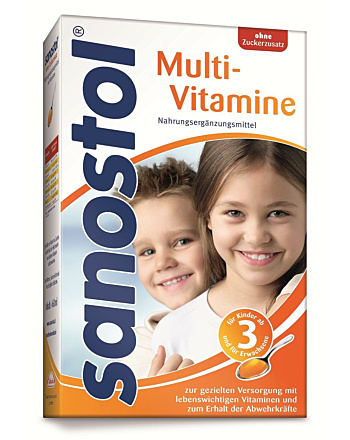 Sanostol® Multi-Vitamine Saft ohne Zucker