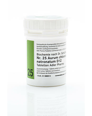 Schüßler Salz Adler Nr. 25 D12 Tabletten