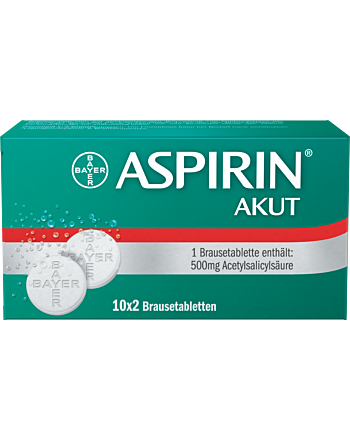 Aspirin Akut Migräne Brausetabletten-20 Stück