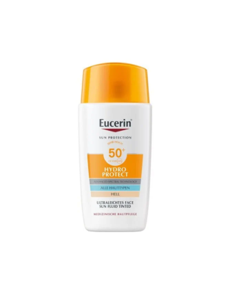 EUCERIN Sun Face Hydro Protect Ultraleichtes Fluid LSF 50+ Getönt Hell