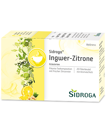 Sidroga Wellness Ingwer-Zitrone 20 Beutel