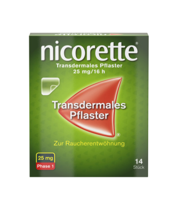 Nicorette transdermales Pflaster 25mg / 16h