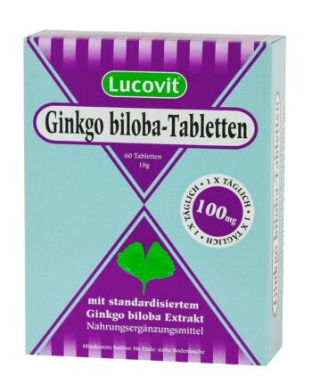 Lucovit Ginkgo Biloba Tabletten 60 Stück