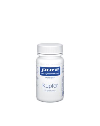 Pure Encapsulations Kupfer-Citrat 60 Kapseln