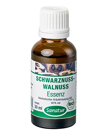 SANATUR Schwarznuss Walnuss Essenz, Bio