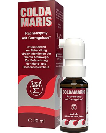 Coldamaris Rachenspray mit Carragelose