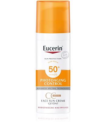 Eucerin Photoaging Control Face Sun CC Creme getönt LSF 50+ mittel