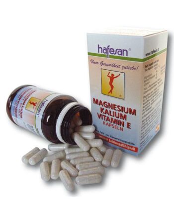 Hafesan Magnesium Kalium Vitamin E Kapseln 60 Stück