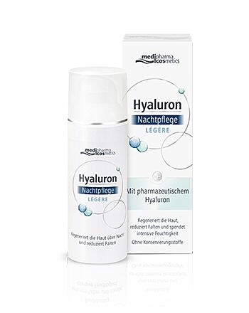 Medipharma Hyaluron Nachtpflege legere für normale Haut