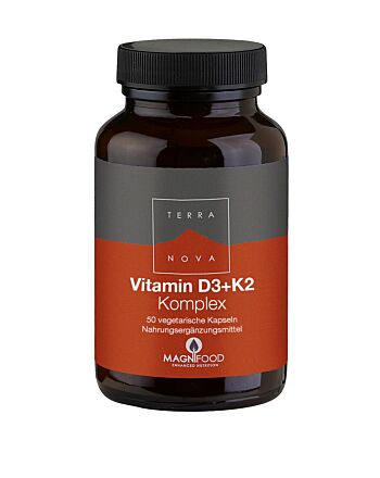 Terra Nova Vitamin D3 2000IE & K2 100µg Kapseln 