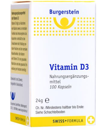 Burgerstein Vitamin D3 100 Kapseln