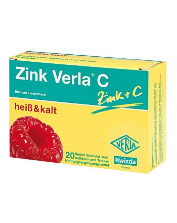 ZINK VERLA C 5 mg Granulat Himbeer