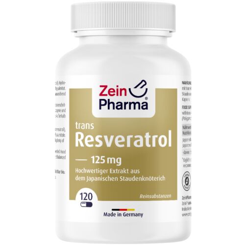Zeinpharma Resveratrol 125 mg Kapseln