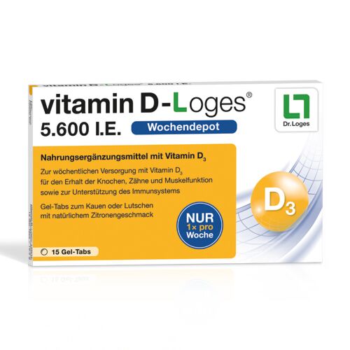Vitamin D Loges 5600IE GelTabs