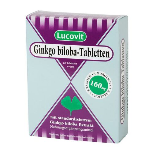 Lucovit Ginkgo Biloba Tabletten 160mg 60 Stück