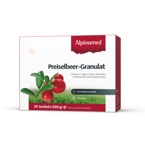 Alpinamed Preiselbeer Granulat 20 Beutel