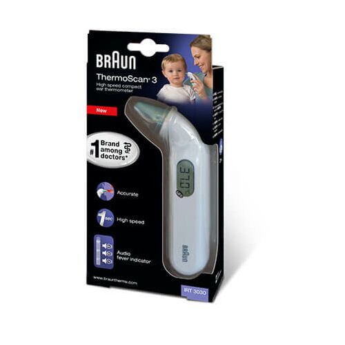 Braun Thermoscan IRT3030 Fieberthermometer für Ohr