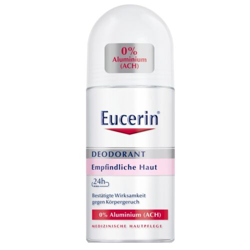 Eucerin Deodorant Roll-on Empfindliche Haut 24h 0% Aluminium