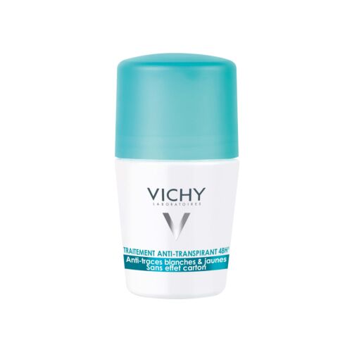 VICHY Deodorant Roll-On Anti-Transpirant 48 h, Anti weiße & gelbe Flecken