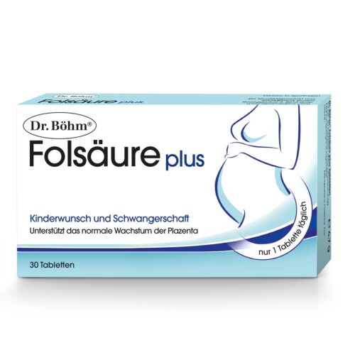 Dr. Böhm Folsäure plus 30 Kapseln
