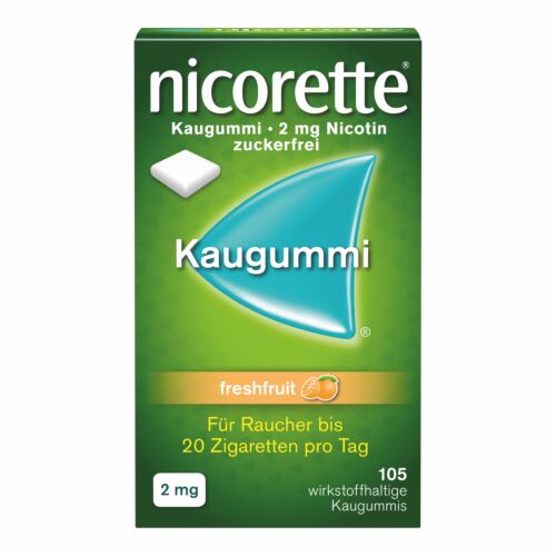 Nicorette Kaugummi 2mg-105 Stück-Freshfruit