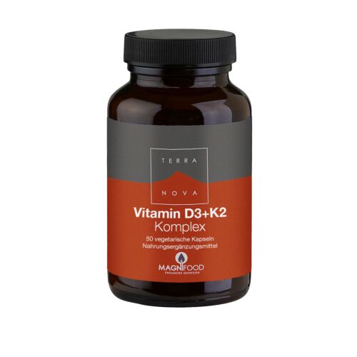 Terra Nova Vitamin D3 2000IE & K2 100µg Kapseln 